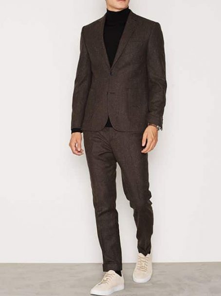 Slim Fit Tweed Blazer – Image 3