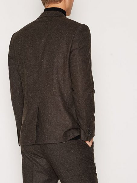 Slim Fit Tweed Blazer – Image 2
